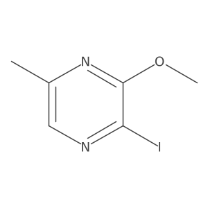 2-Iodo-3-methoxy-5-methylpyrazine结构式