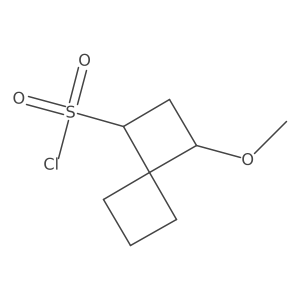3-Methoxyspiro[3.3]heptane-1-sulfonyl chloride Structure