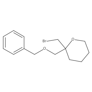 2-[(Benzyloxy)methyl]-2-(bromomethyl)oxane Structure