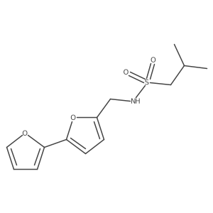 N-([2,2'-bifuran]-5-ylmethyl)-2-methylpropane-1-sulfonamide Structure