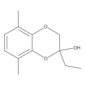 2-Ethyl-5,8-dimethyl-2,3-dihydro-1,4-benzodioxin-2-ol Structure