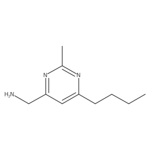 (6-Butyl-2-methylpyrimidin-4-yl)methanamine结构式