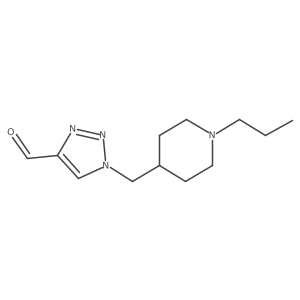1-((1-propylpiperidin-4-yl)methyl)-1H-1,2,3-triazole-4-carbaldehyde Structure