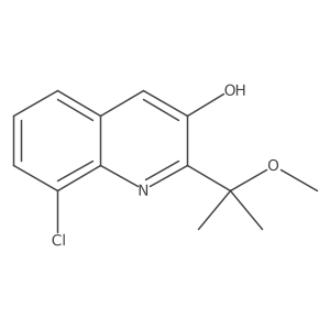8-Chloro-2-(2-methoxypropan-2-yl)quinolin-3-ol Structure