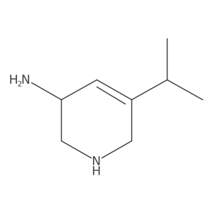 5-(Propan-2-yl)-1,2,3,6-tetrahydropyridin-3-amine结构式