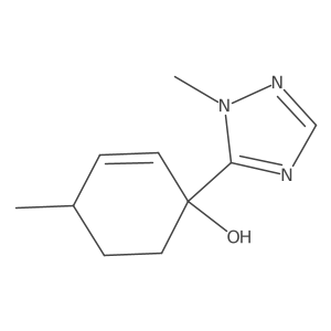 4-methyl-1-(1-methyl-1H-1,2,4-triazol-5-yl)cyclohex-2-en-1-ol Structure