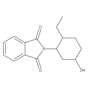 2-(2-ethyl-5-hydroxycyclohexyl)-2,3-dihydro-1H-isoindole-1,3-dione结构式