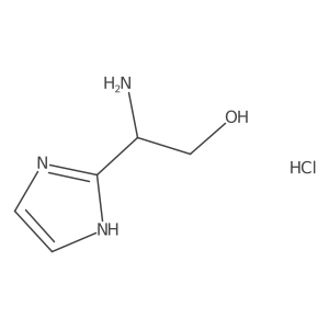 2-amino-2-(1H-imidazol-2-yl)ethan-1-ol hydrochloride Structure