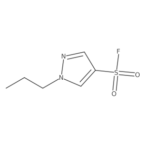 1-propyl-1H-pyrazole-4-sulfonyl fluoride Structure