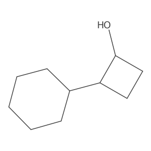 2-Cyclohexylcyclobutan-1-ol Structure