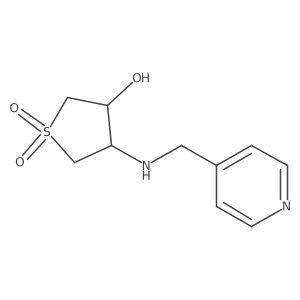 (3S,4S)-3-hydroxy-4-{[(pyridin-4-yl)methyl]amino}-1lambda6-thiolane-1,1-dione Structure