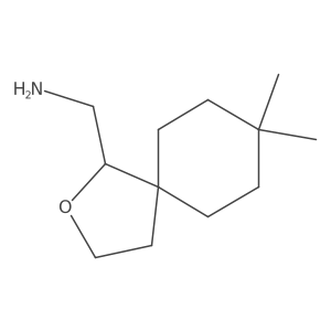 {8,8-Dimethyl-2-oxaspiro[4.5]decan-1-yl}methanamine Structure
