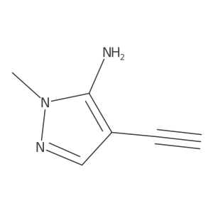 4-Ethynyl-1-methyl-1H-pyrazol-5-amine Structure
