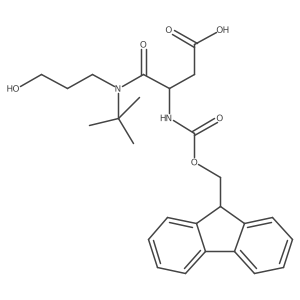 3-[tert-butyl(3-hydroxypropyl)carbamoyl]-3-({[(9H-fluoren-9-yl)methoxy]carbonyl}amino)propanoic acid Structure