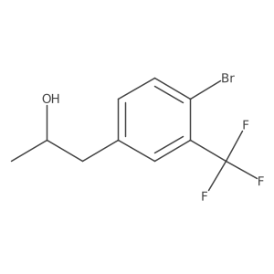 1-[4-Bromo-3-(trifluoromethyl)phenyl]propan-2-ol Structure