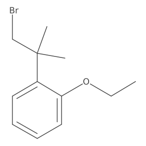1-(1-Bromo-2-methylpropan-2-yl)-2-ethoxybenzene结构式