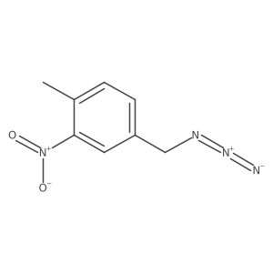 4-(Azidomethyl)-1-methyl-2-nitrobenzene结构式