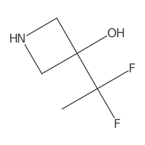 3-(1,1-Difluoroethyl)azetidin-3-ol Structure