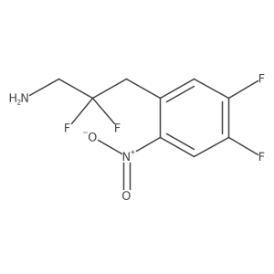 3-(4,5-Difluoro-2-nitrophenyl)-2,2-difluoropropan-1-amine Structure