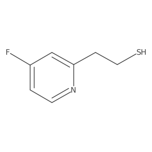 2-(4-Fluoropyridin-2-yl)ethane-1-thiol结构式