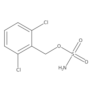 (2,6-Dichlorophenyl)methyl sulfamate结构式