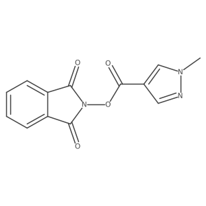 1,3-dioxo-2,3-dihydro-1H-isoindol-2-yl 1-methyl-1H-pyrazole-4-carboxylate Structure