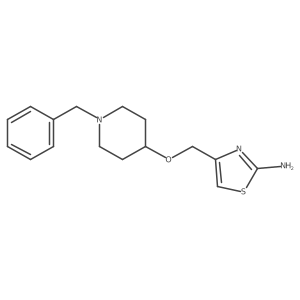 4-(((1-Benzylpiperidin-4-yl)oxy)methyl)thiazol-2-amine Structure