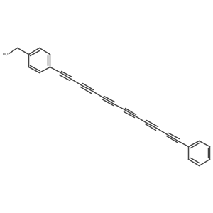 (4-(Phenyldodeca-1,3,5,7,9,11-hexayn-1-yl)phenyl)methanol Structure
