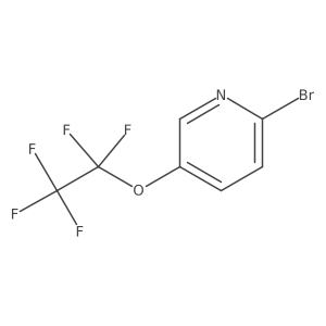 2-Bromo-5-(1,1,2,2,2-pentafluoroethoxy)pyridine Structure