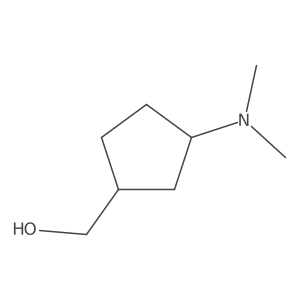 [(1S,3R)-3-(Dimethylamino)cyclopentyl]methanol结构式