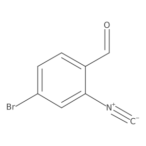 4-Bromo-2-isocyanobenzaldehyde Structure