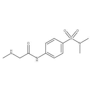 N-[4-[(Dimethylamino)sulfonyl]phenyl]-2-(methylamino)acetamide结构式