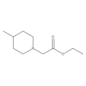 Ethyl (4-methylpiperidin-1-yl)acetate结构式
