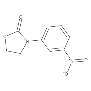 3-(3-Nitrophenyl)-1,3-oxazolidin-2-one Structure