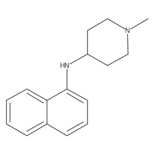 1-methyl-N-(naphthalen-1-yl)piperidin-4-amine Structure
