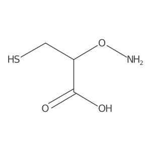 2-(Aminooxy)-3-mercaptopropanoic acid Structure