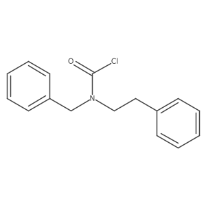 N-benzyl-N-(2-phenylethyl)carbamoyl chloride结构式