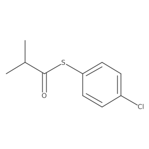 S-(4-Chlorophenyl) 2-methylpropanethioate Structure