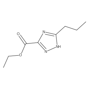 ethyl 5-propyl-1H-1,2,4-triazole-3-carboxylate结构式