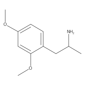 2,4-Dimethoxyamphetamine, (R)- Structure