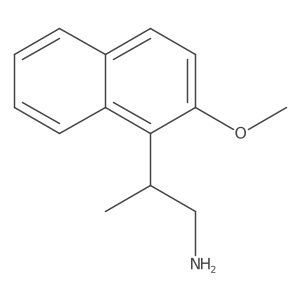 2-(2-Methoxynaphthalen-1-yl)propan-1-amine Structure