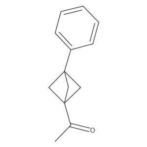 1-{3-Phenylbicyclo[1.1.1]pentan-1-yl}ethan-1-one Structure