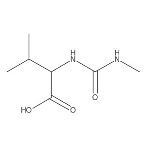 N-methylcarbamoyl valine Structure