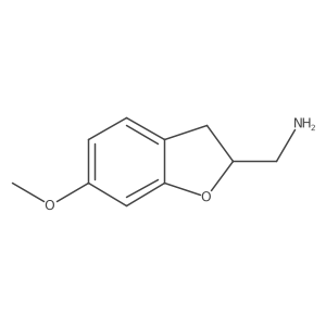 (6-Methoxy-2,3-dihydro-1-benzofuran-2-yl)methanamine结构式