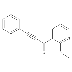 1-(2-Methoxy-3-pyridinyl)-3-phenyl-2-propyn-1-one结构式