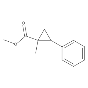 Methyl 1-methyl-2-phenylcyclopropanecarboxylate结构式