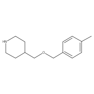 4-{[(4-Methylbenzyl)oxy]methyl}piperidine Structure