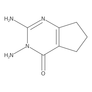 2,3-Diamino-3H,4H,5H,6H,7H-cyclopenta[d]pyrimidin-4-one Structure