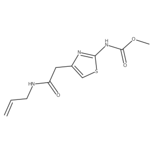 Methyl (4-(2-(allylamino)-2-oxoethyl)thiazol-2-yl)carbamate Structure