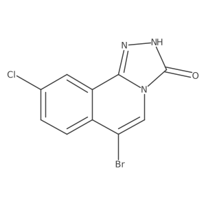 6-bromo-9-chloro[1,2,4]triazolo[3,4-a]isoquinolin-3(2H)-one Structure